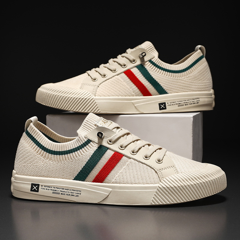 Sneakers casuales para hombre con cordones
