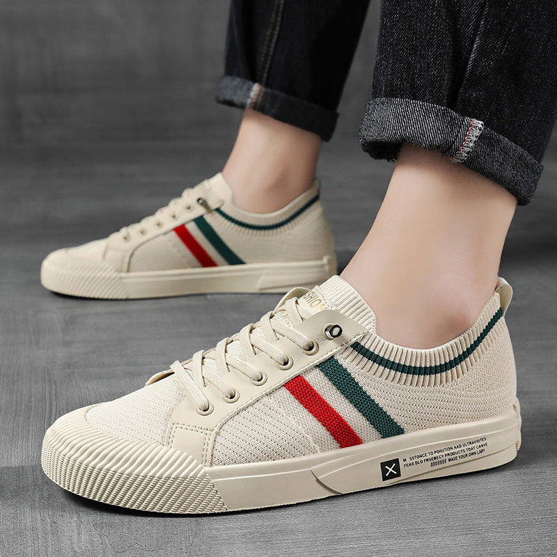 Sneakers casuales para hombre con cordones