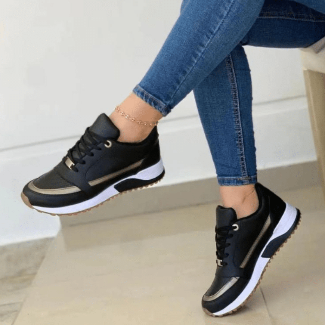 Sneakers para mujer con cordones