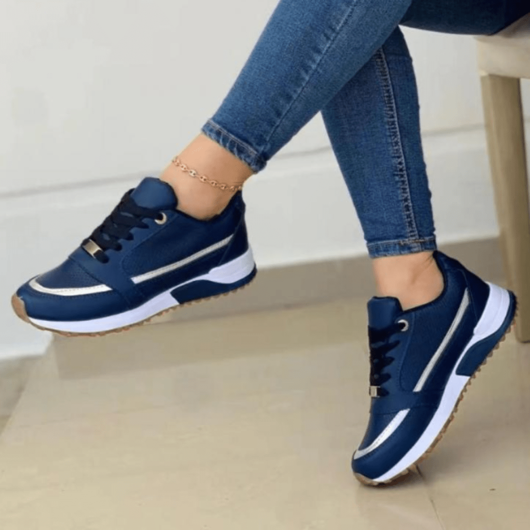 Sneakers para mujer con cordones