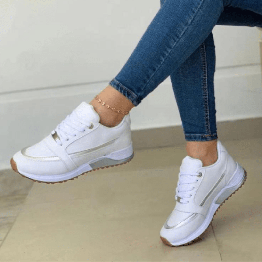Sneakers para mujer con cordones