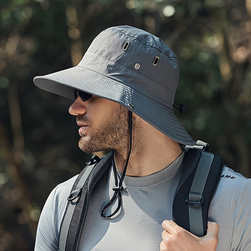 Sombrero de sol para hombre con protección UV para senderismo y playa