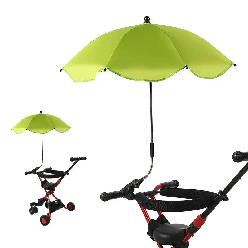 Sombrilla ajustable para cochecito de bebé con protección UV - parasol para carrito