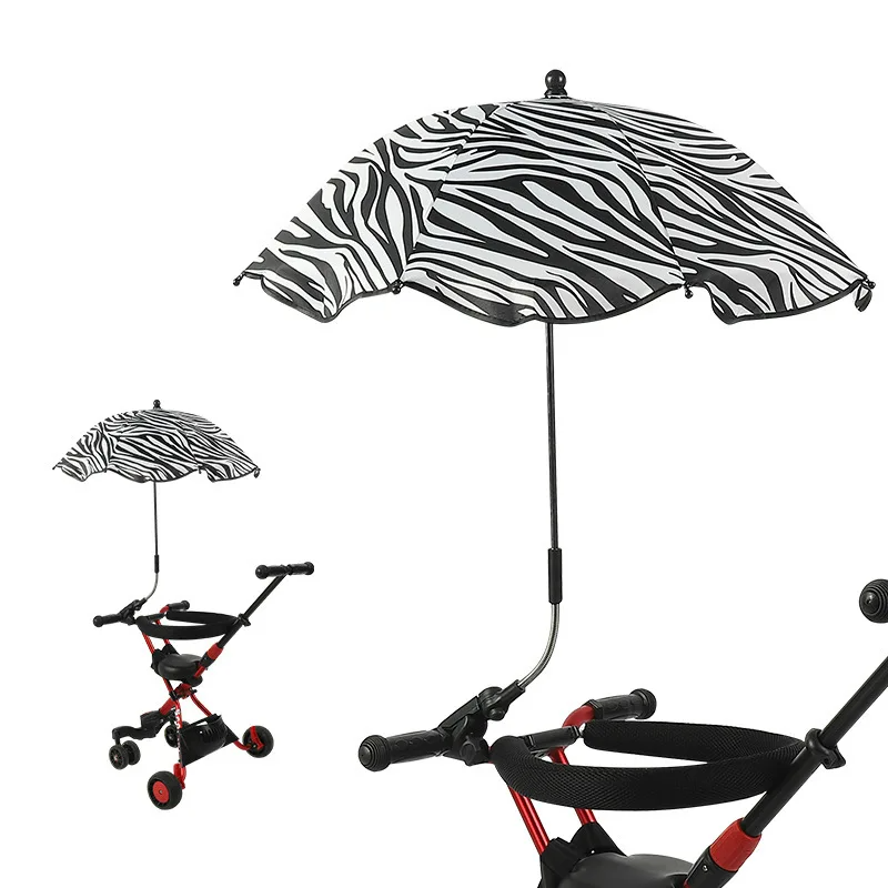 Sombrilla ajustable para cochecito de bebé con protección UV - parasol para carrito