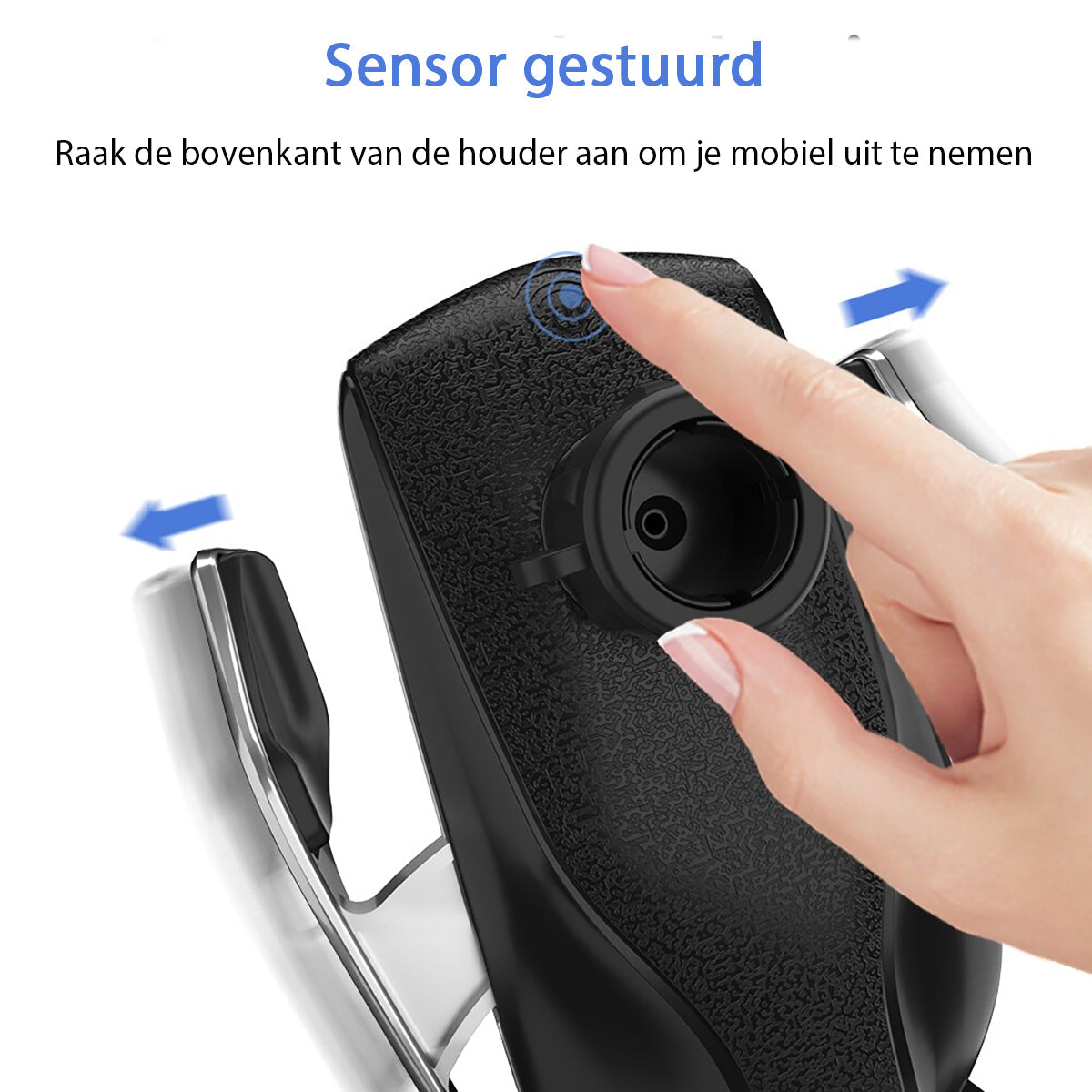Soporte automático para móvil con cargador inalámbrico