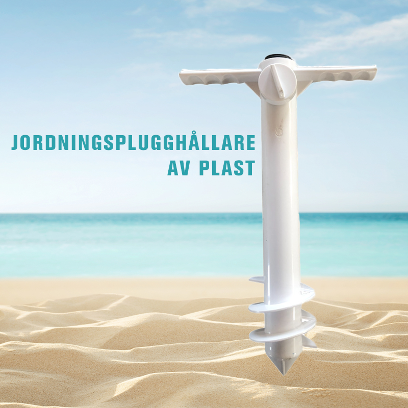 Soporte de anclaje para sombrilla de playa - Resistente al viento y duradero