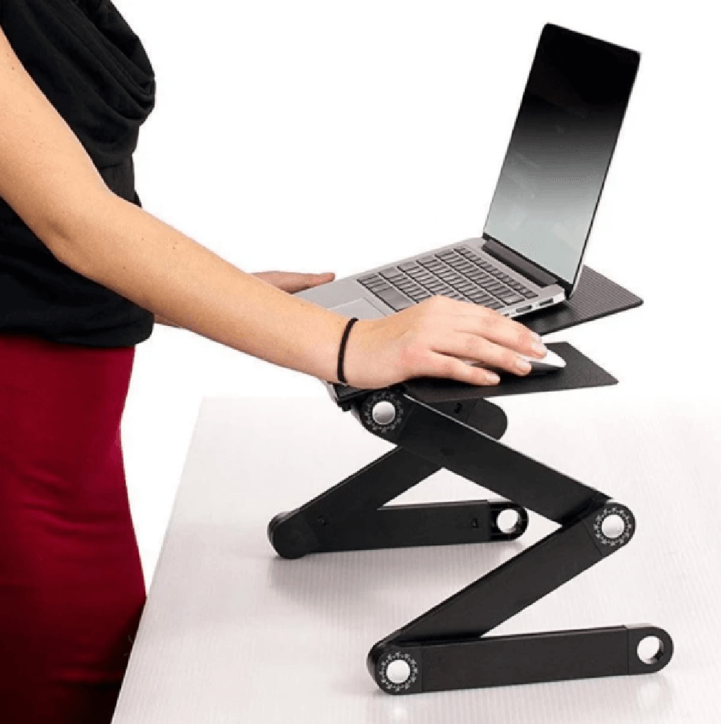 Soporte ergonómico y ajustable para ordenador portátil
