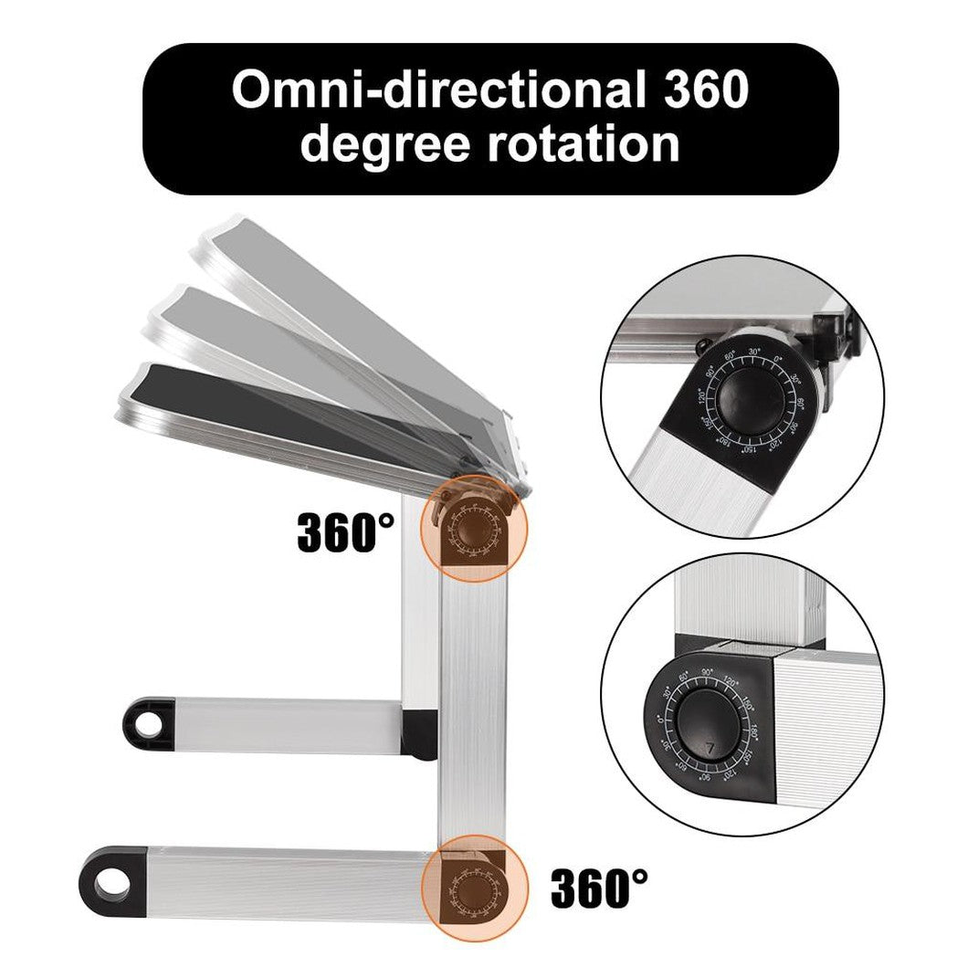 Soporte ergonómico y ajustable para ordenador portátil