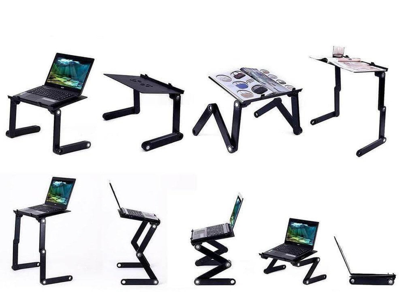 Soporte ergonómico y ajustable para ordenador portátil