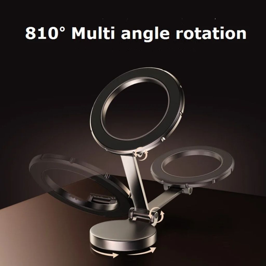 Soporte magnético para móvil para coche orientable de 360°