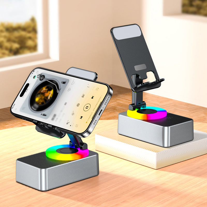 Soporte para teléfono con altavoz de audio Bluetooth