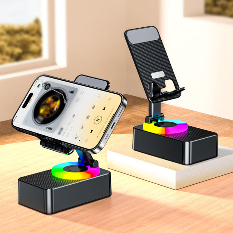 Soporte para teléfono con altavoz de audio Bluetooth