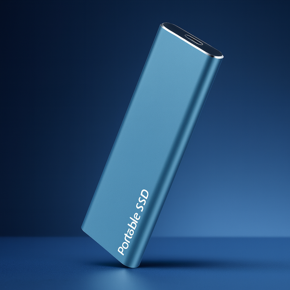 SSD externa portátil de aluminio: transferencias rápidas, diseño ligero y USB-C
