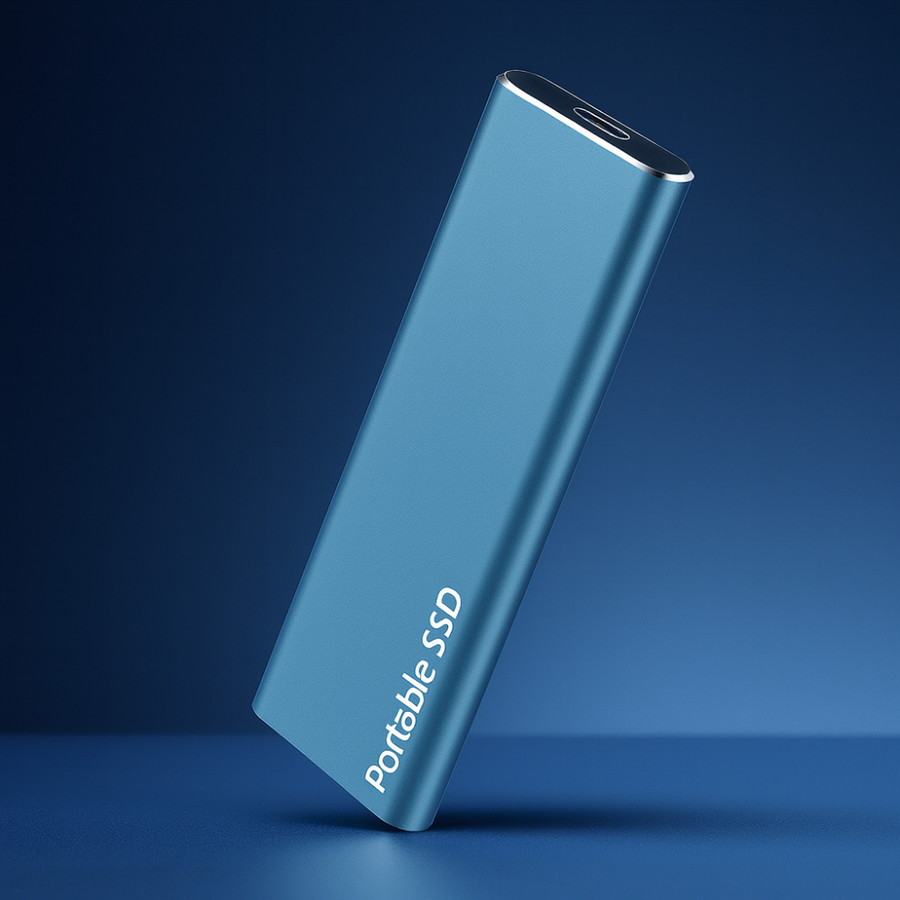 SSD externa portátil de aluminio: transferencias rápidas, diseño ligero y USB-C