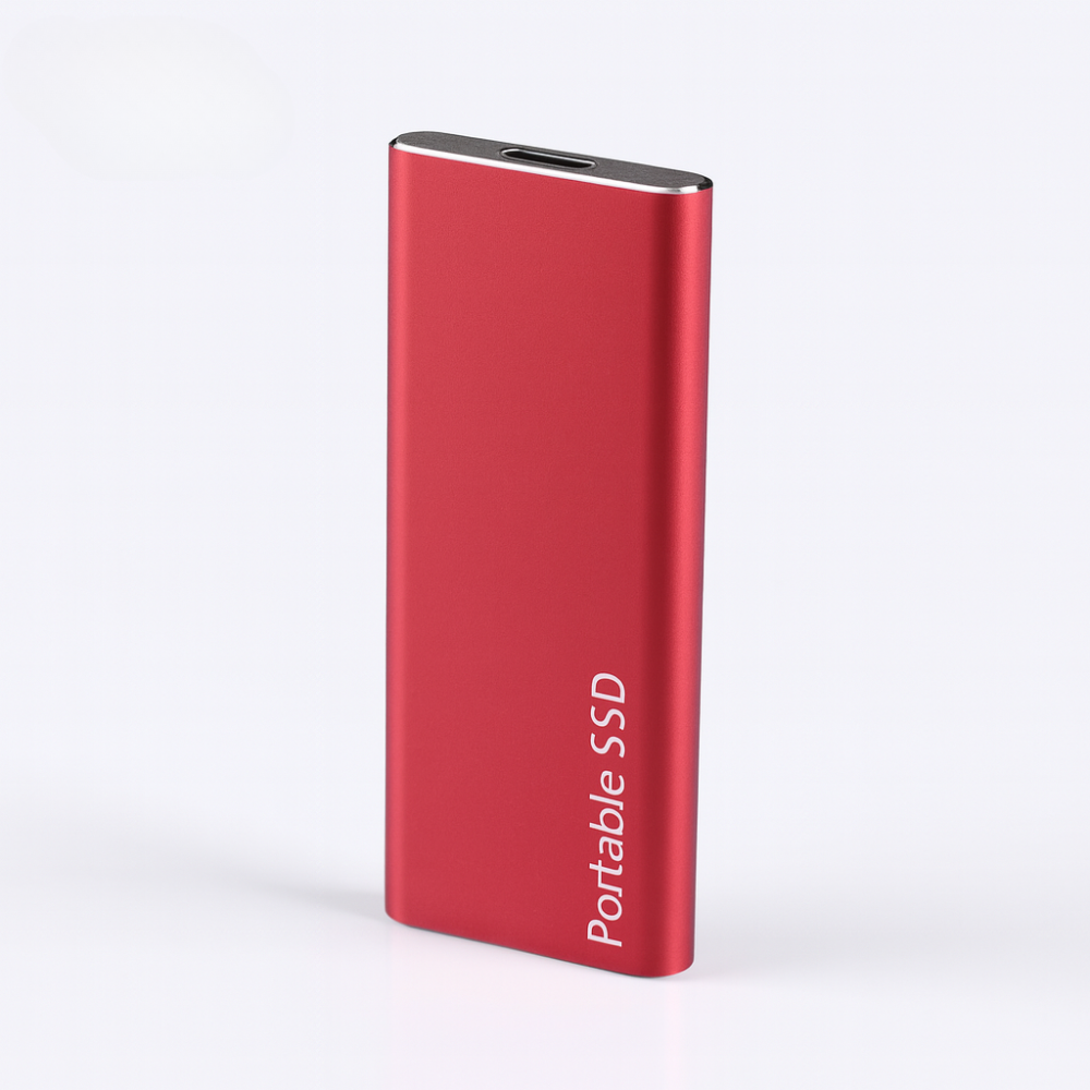 SSD externa portátil de aluminio: transferencias rápidas, diseño ligero y USB-C
