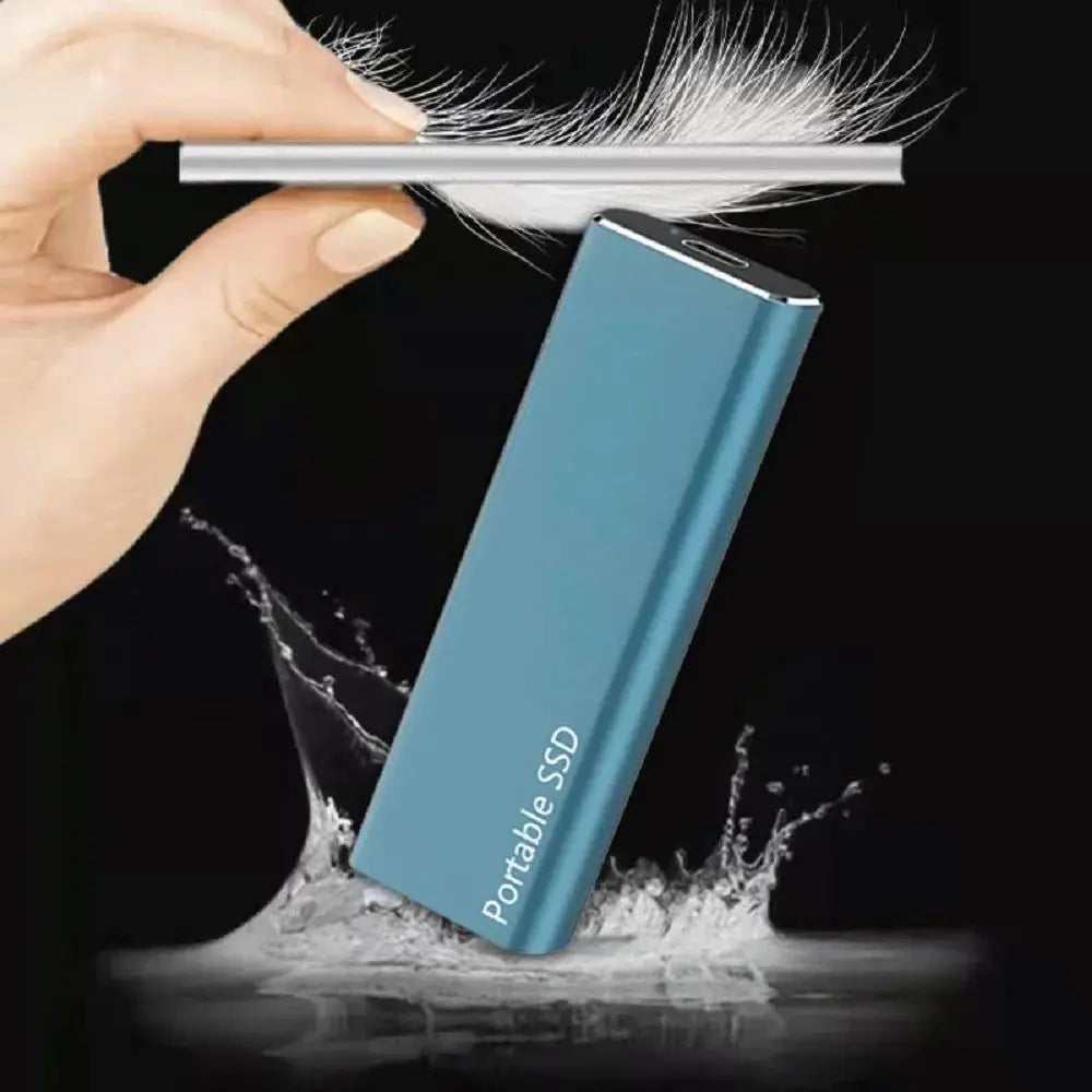 SSD externa portátil de aluminio: transferencias rápidas, diseño ligero y USB-C