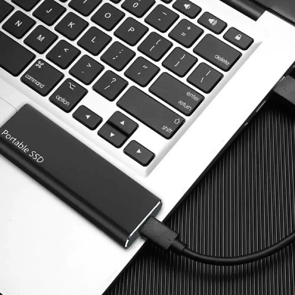 SSD externa portátil de aluminio: transferencias rápidas, diseño ligero y USB-C