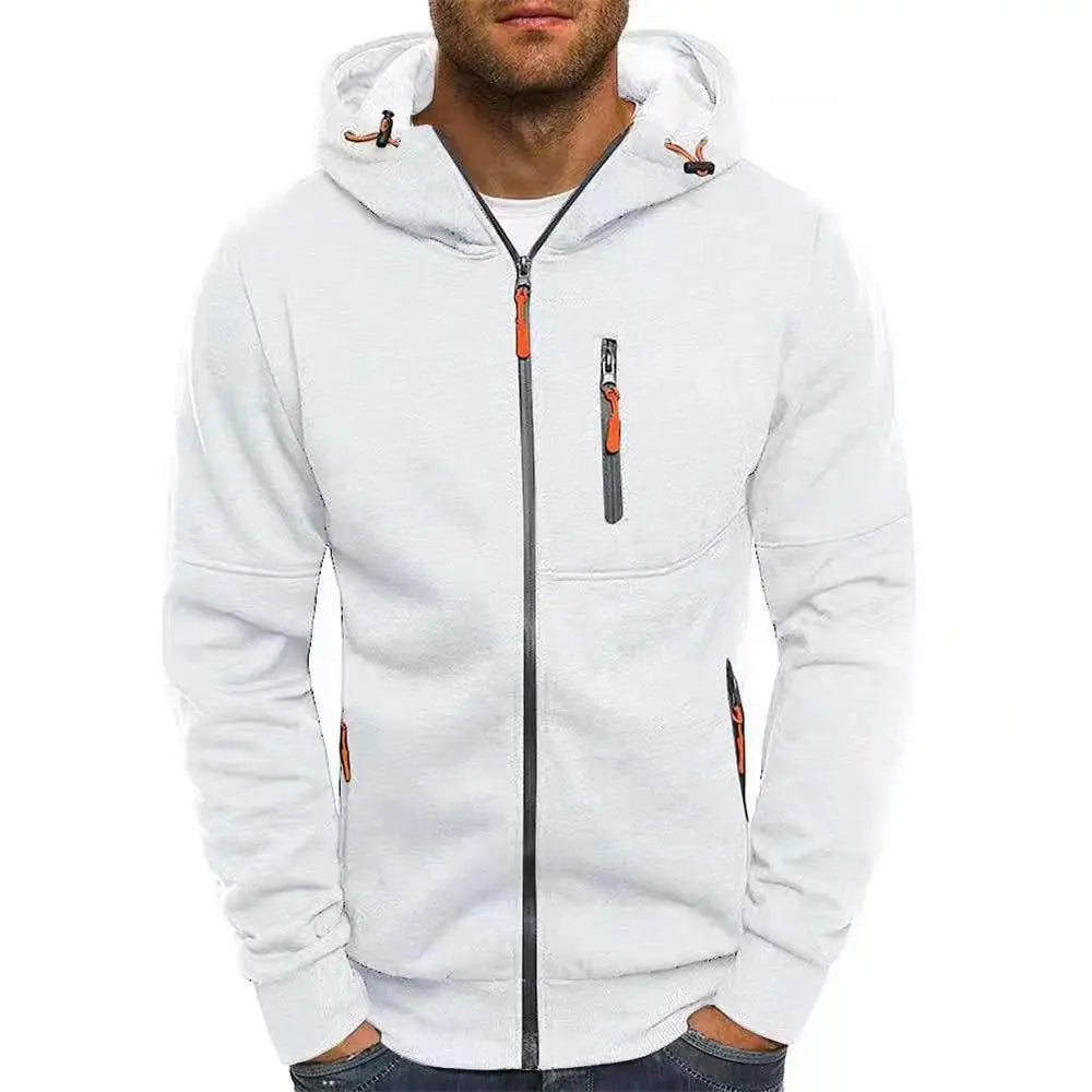 Sudadera Ajustada con Cremallera para Hombre – Elegante y Cómoda para el Día a Día y el Deporte