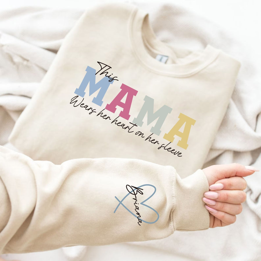 Sudadera con capucha Mamá – Lleva a los tuyos siempre contigo