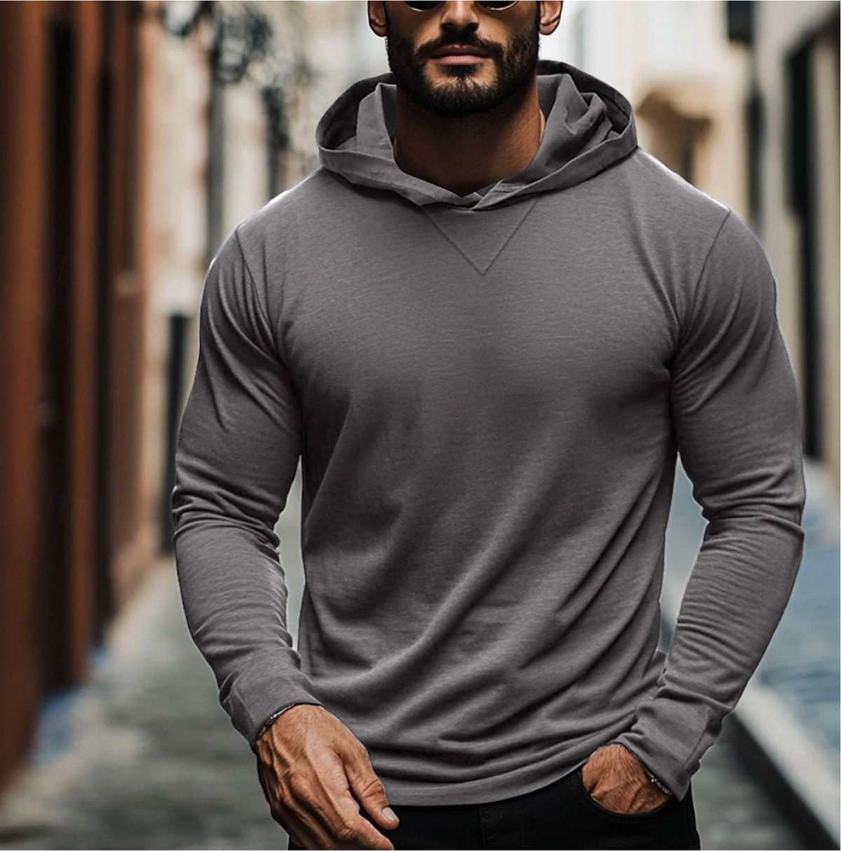 Sudadera con capucha para hombre