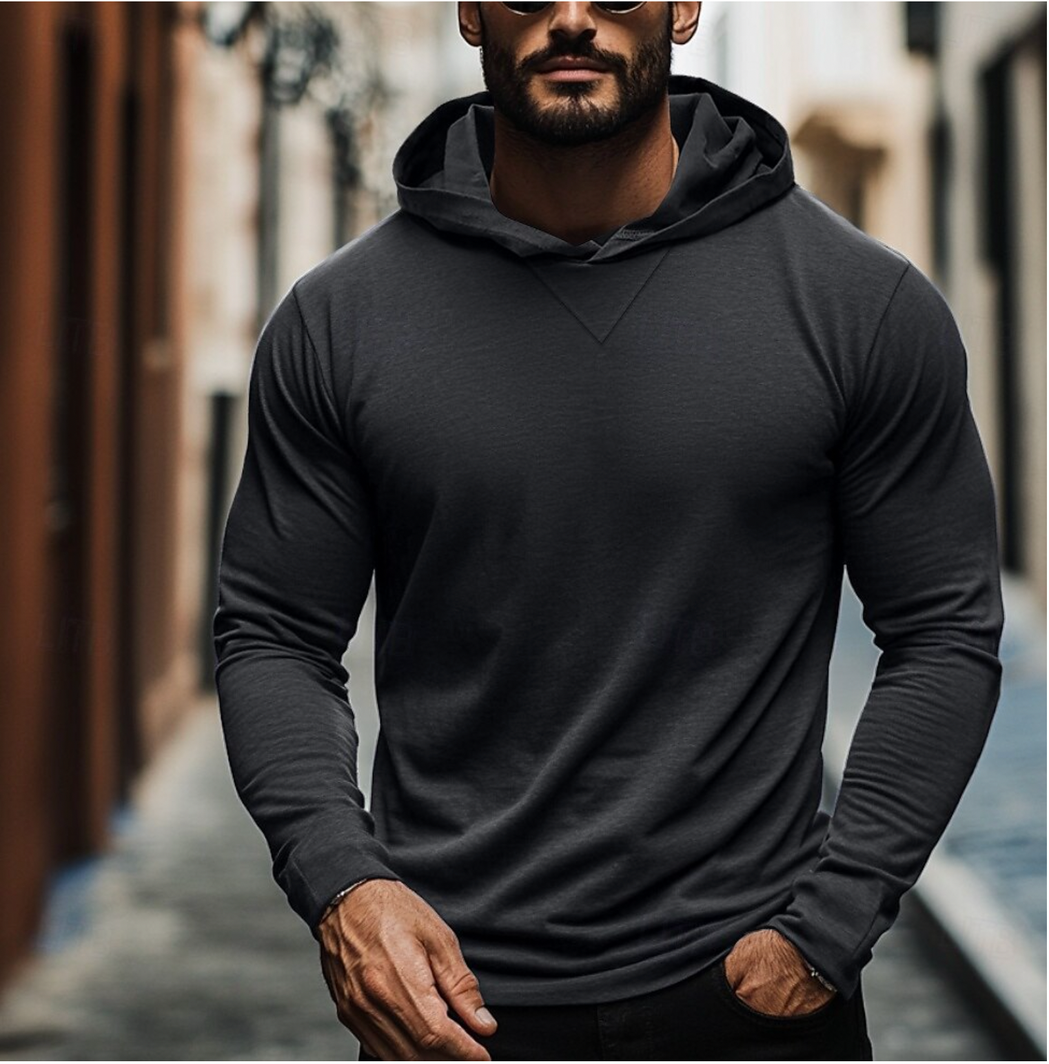 Sudadera con capucha para hombre