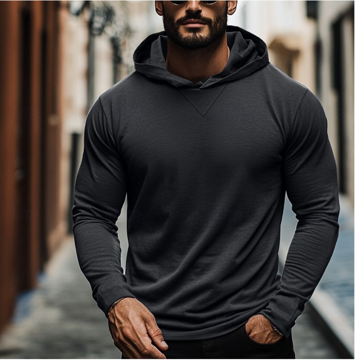 Sudadera con capucha para hombre