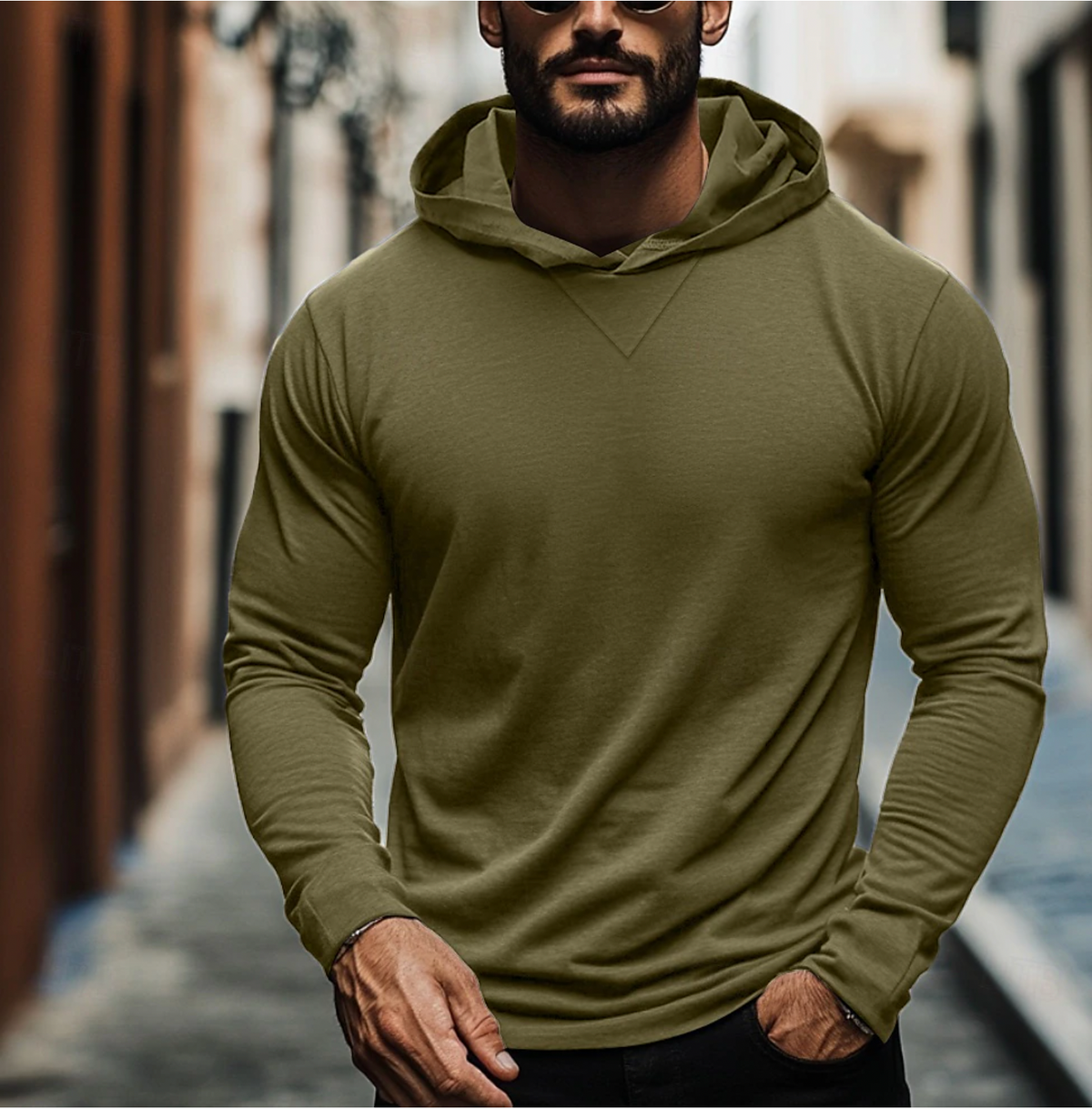 Sudadera con capucha para hombre