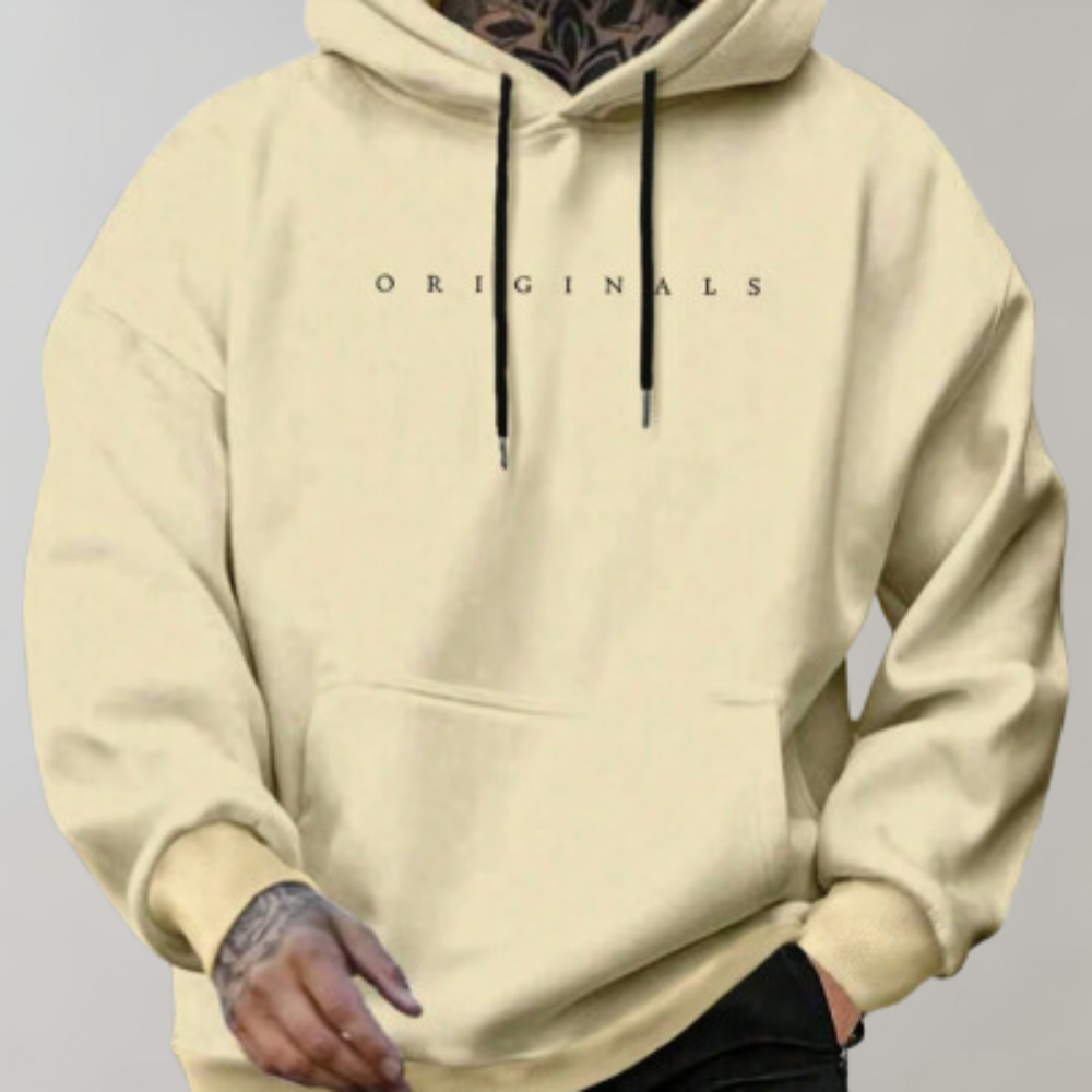 Sudadera con capucha para hombre en tejido suave y estilo casual