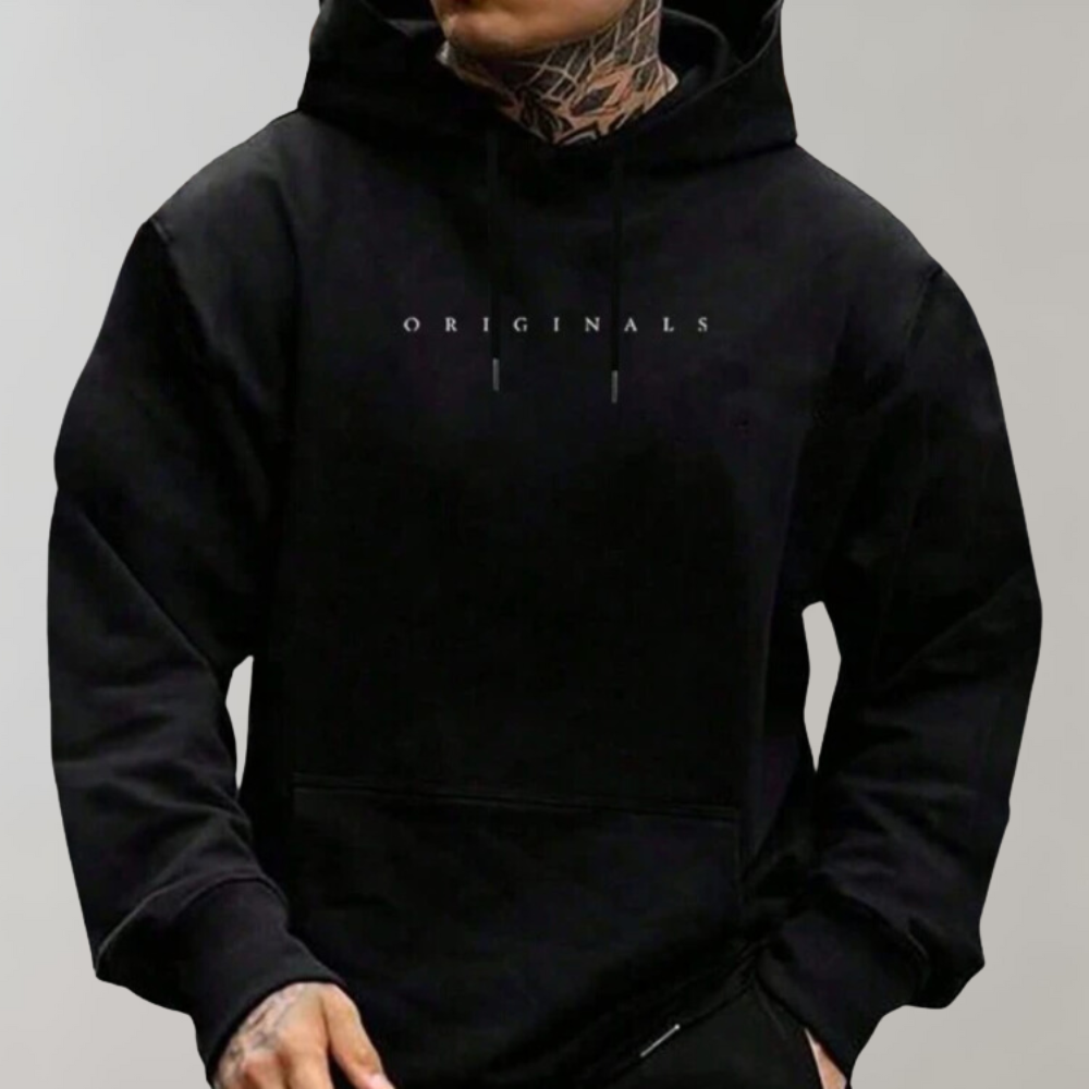 Sudadera con capucha para hombre - Sudadera de primavera cómoda y elegante