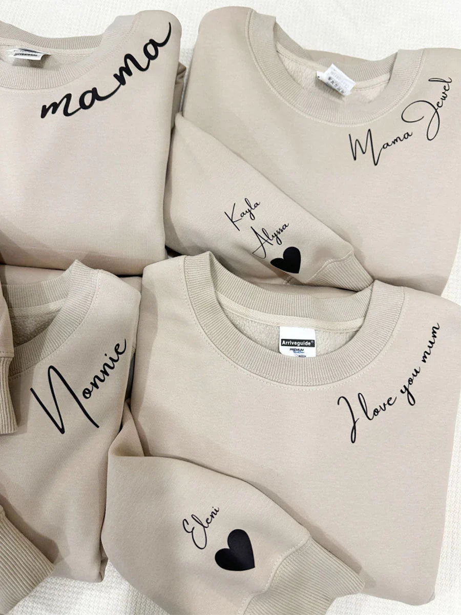 Sudadera con Capucha | Personalizable con Nombres en la Manga