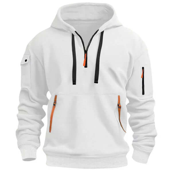 Sudadera con capucha suave, elegante y con textura para hombre
