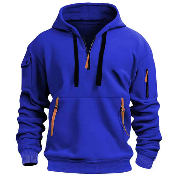 Sudadera con capucha suave, elegante y con textura para hombre