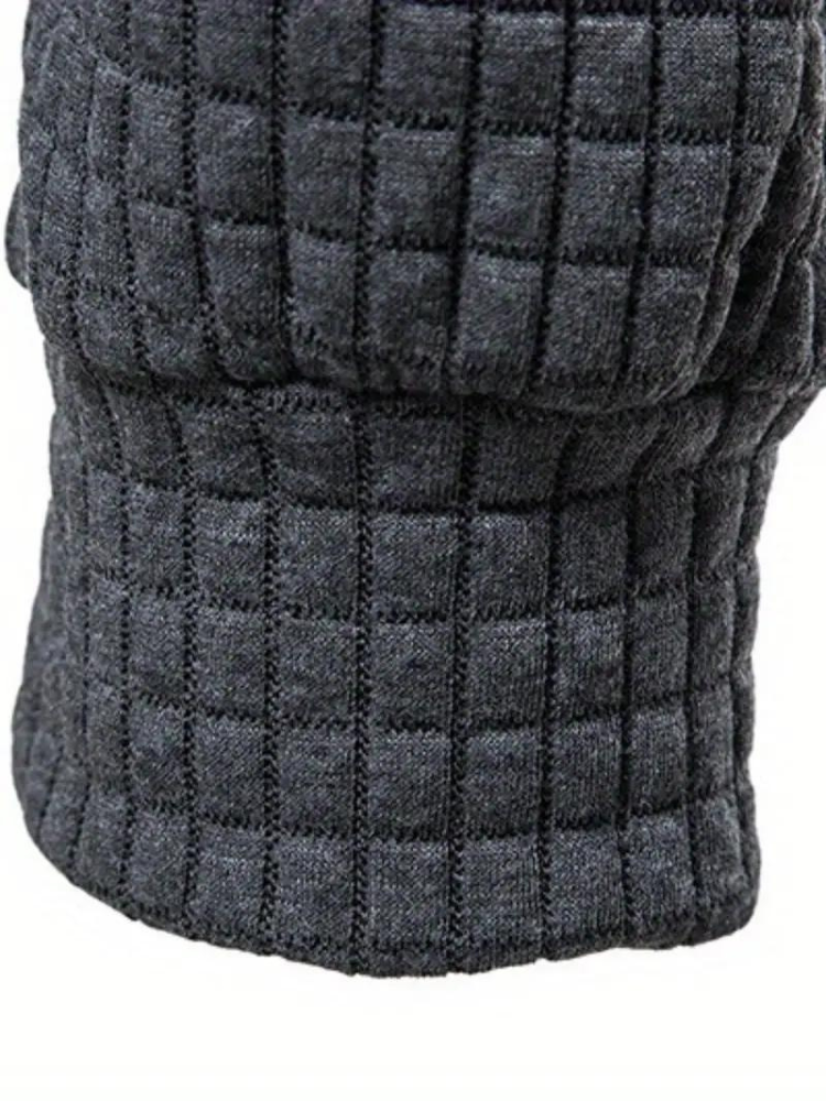 Sudadera con capucha texturizada para hombre