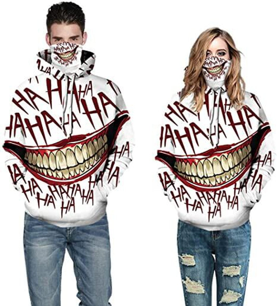 Sudadera con capucha y estampado 3D realista y elegante