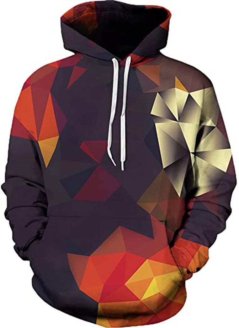 Sudadera con capucha y estampado 3D realista y elegante