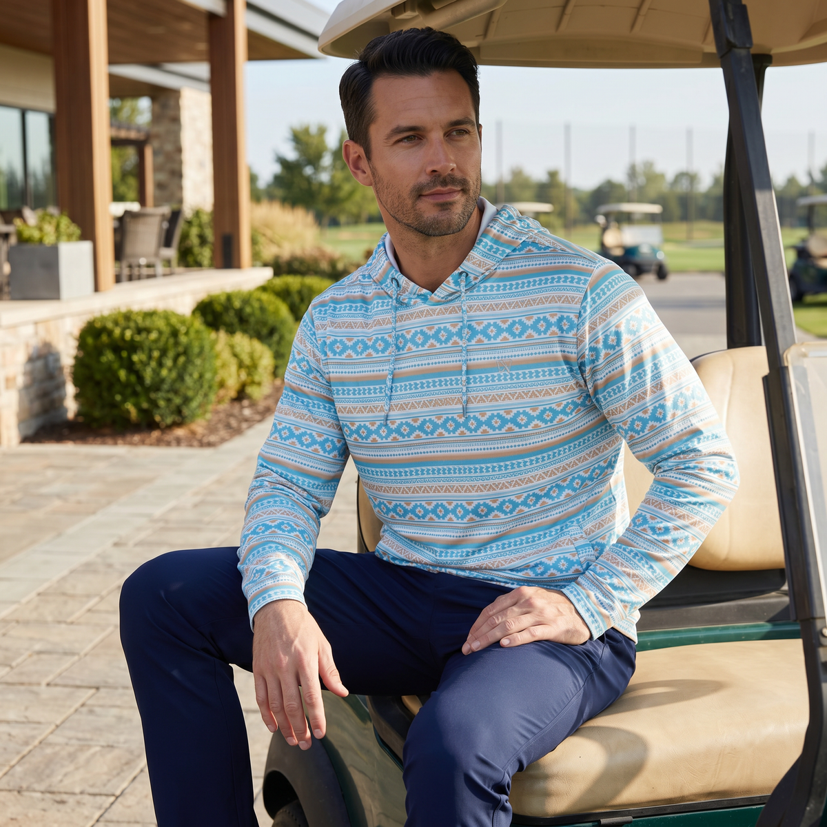 Sudadera de Polar con Capucha y Estampado para Hombre | Ligera y Transpirable | Estilo Deportivo Casual