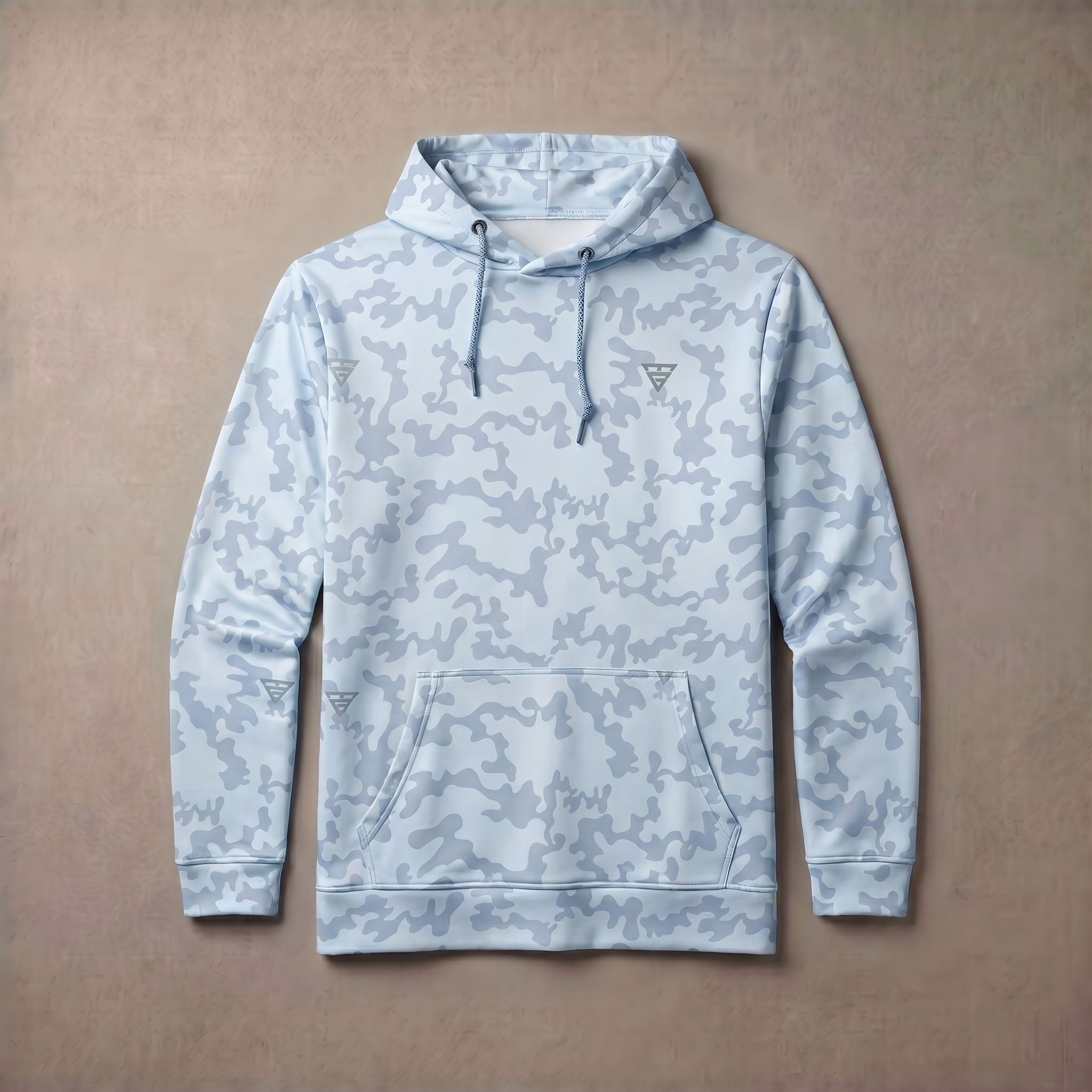 Sudadera de Polar con Capucha y Estampado para Hombre | Ligera y Transpirable | Estilo Deportivo Casual