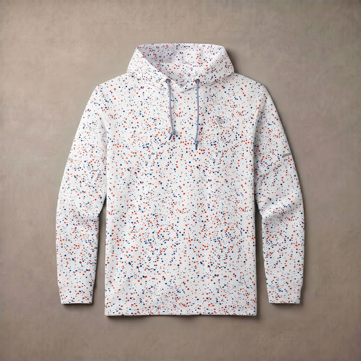 Sudadera de Polar con Capucha y Estampado para Hombre | Ligera y Transpirable | Estilo Deportivo Casual