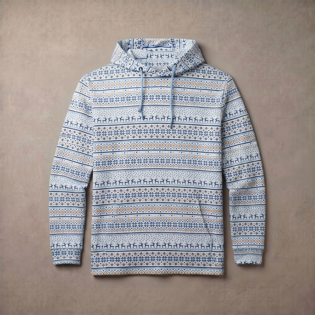 Sudadera de Polar con Capucha y Estampado para Hombre | Ligera y Transpirable | Estilo Deportivo Casual