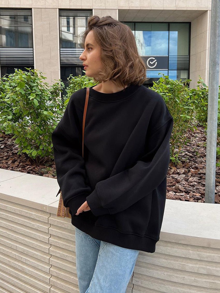 Sudadera holgada casual para mujer