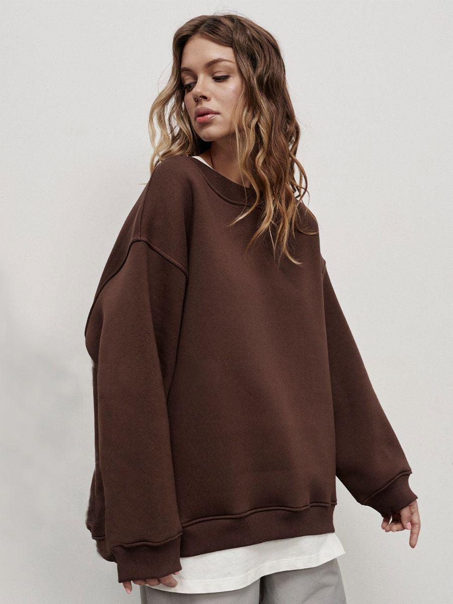 Sudadera holgada casual para mujer
