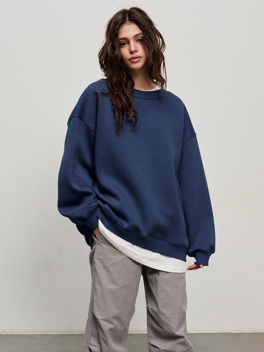 Sudadera holgada casual para mujer
