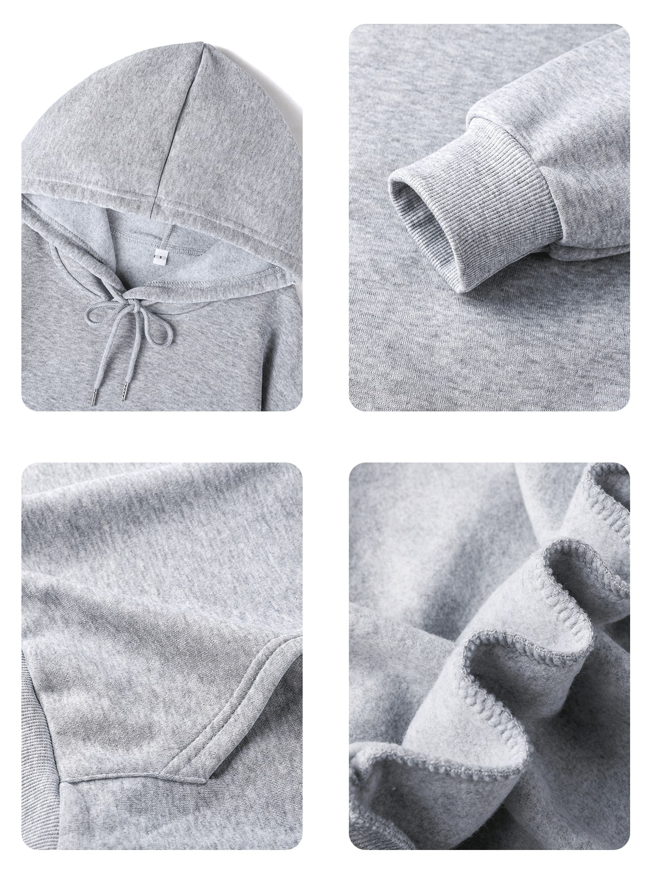 Sudadera informal para mujer con estampado de letras – Azul