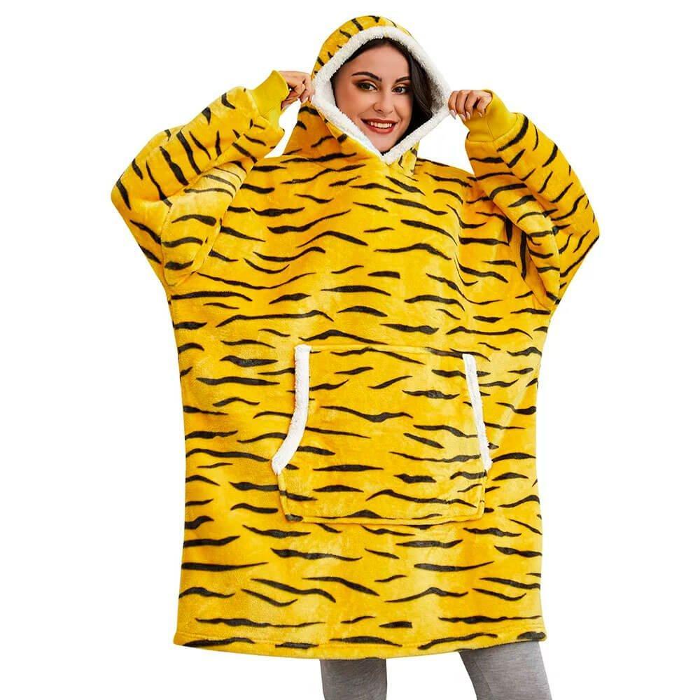 Sudadera manta de invierno cálida de lujo