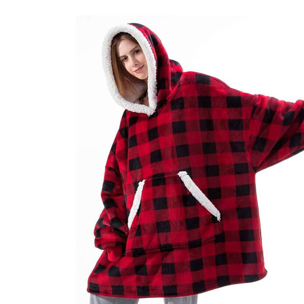 Sudadera manta de invierno cálida de lujo