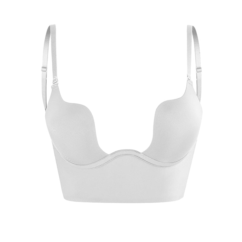 Sujetador elegante sin costuras con la espalda al aire para mujer