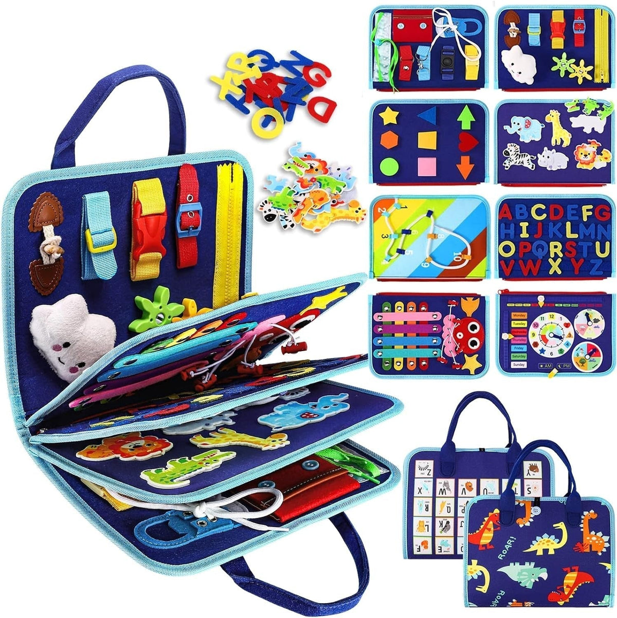 Tablero de Actividades Montessori (Busy Board) - Versión Mejorada