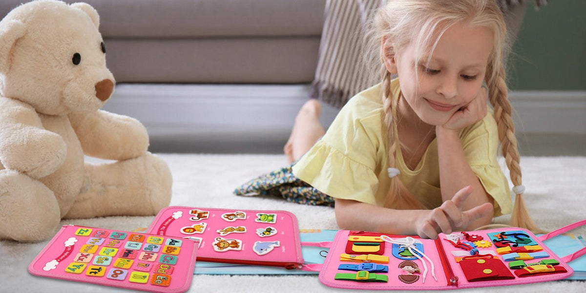 Tablero de Actividades Montessori (Busy Board) - Versión Mejorada