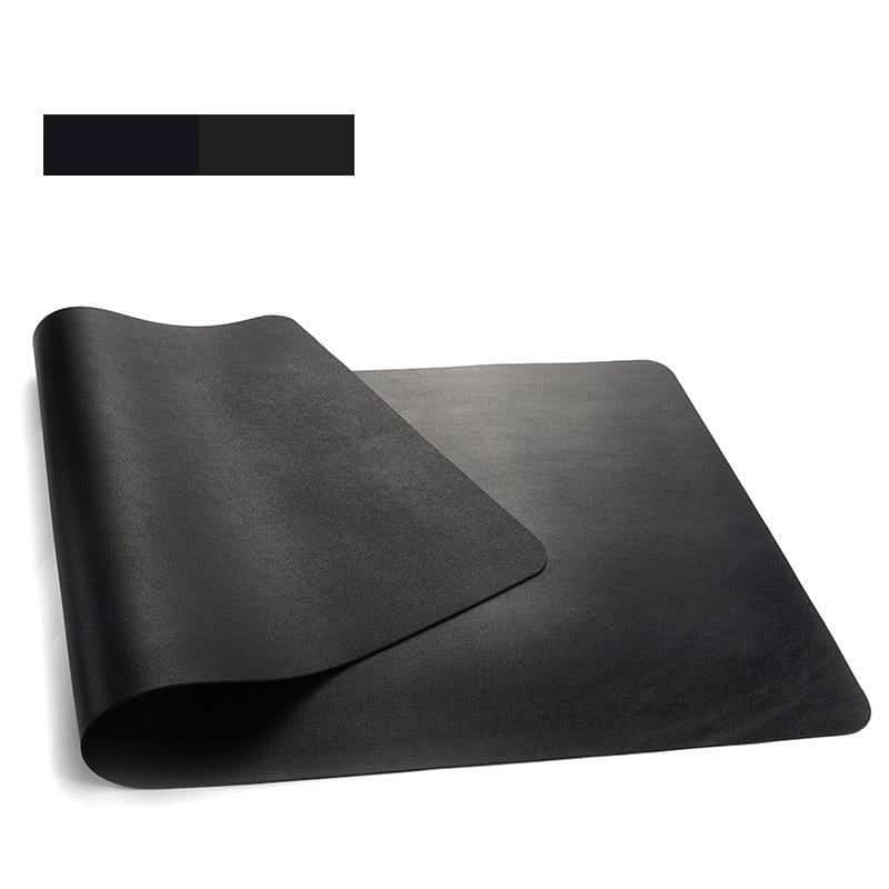 Tapete de escritorio de cuero vegano, alfombrilla de escritura impermeable de doble cara