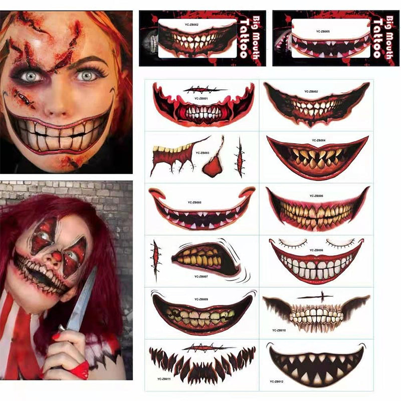 Tatuajes de Halloween de terror realistas para complementar tu maquillaje de Halloween